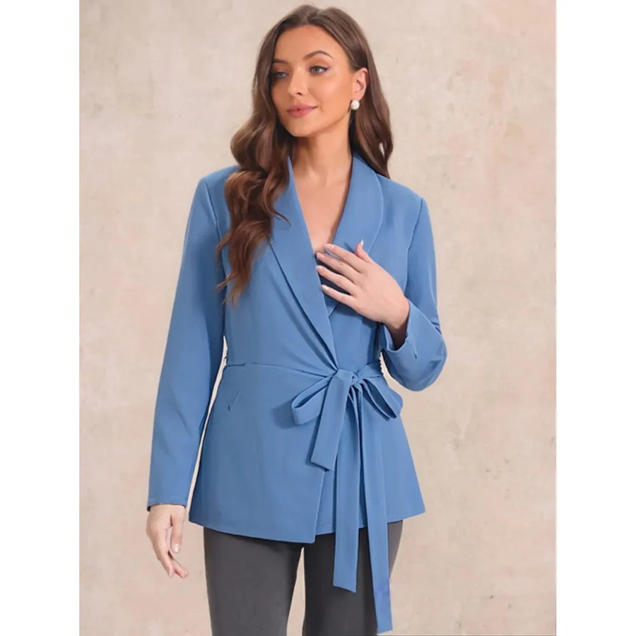 Blazer Elegante Donna a Maniche Lunghe